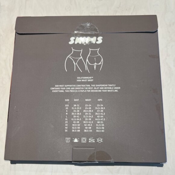 SKIMS New Core Control HIGH-WAISTED BRIEF BLACK / ONYX / XL - Picture 6 of 14